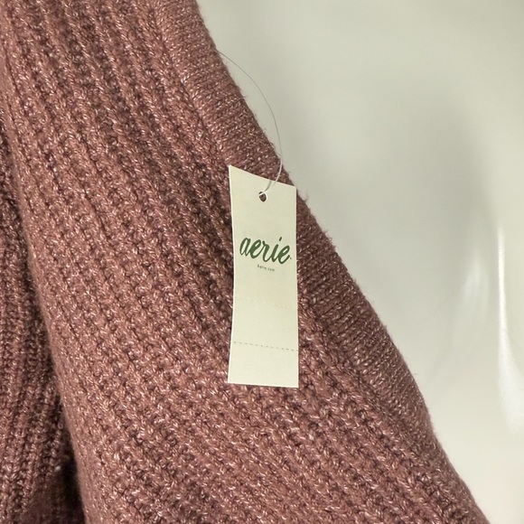 NWT Aerie twist back sweater dress women’s size extra large long sleeve knit XL - Picture 5 of 12